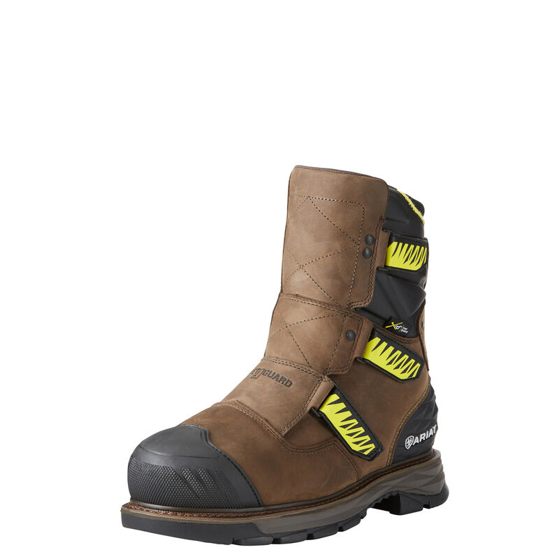 Ariat Catalyst Vx 8 Metguard Waterproof Composite Toe - Miesten TummanRuskea Työsaappaat ( XAVJHW-70